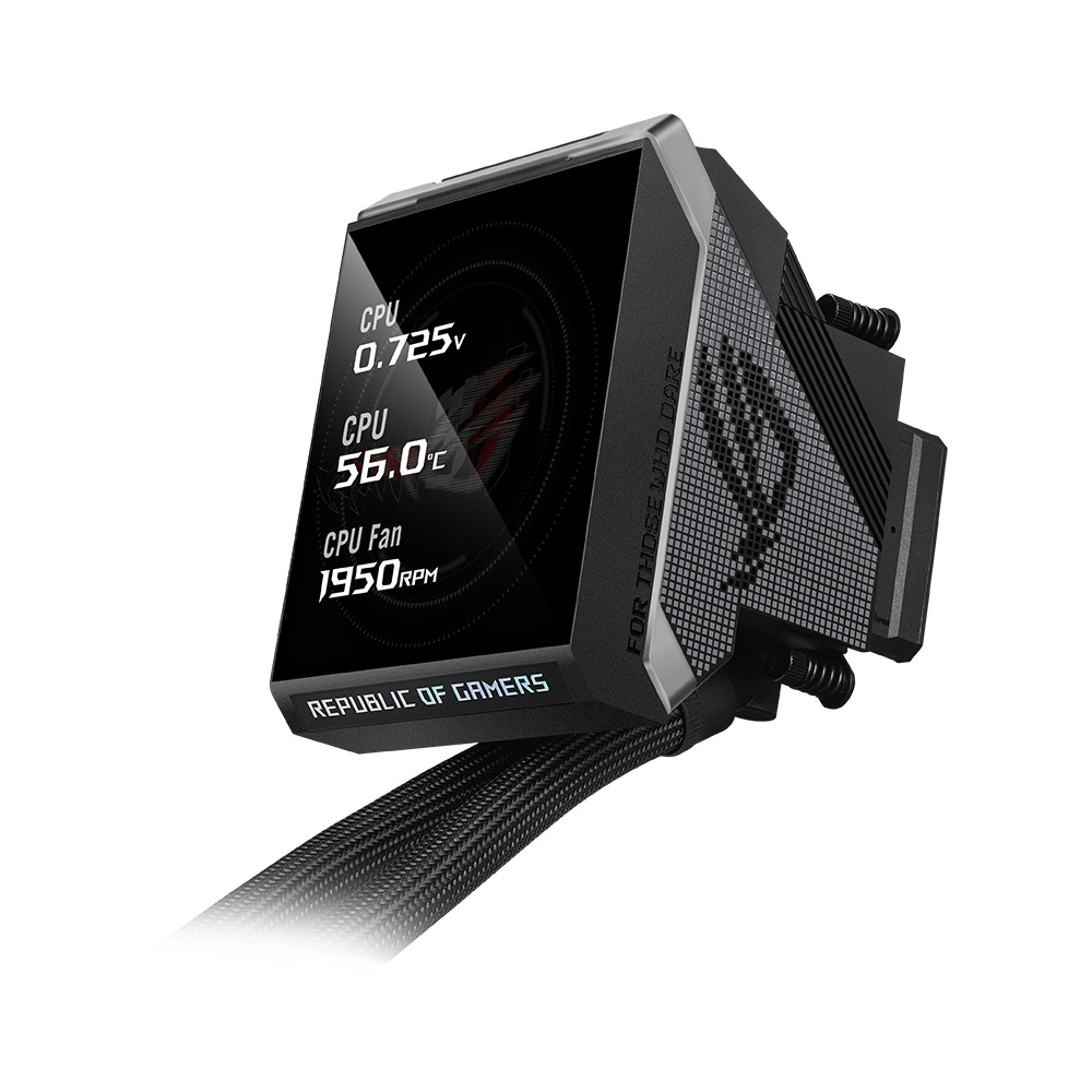 大型5.08インチLCD搭載「ROG STRIX LC IV」360mm水冷CPUクーラー2製品